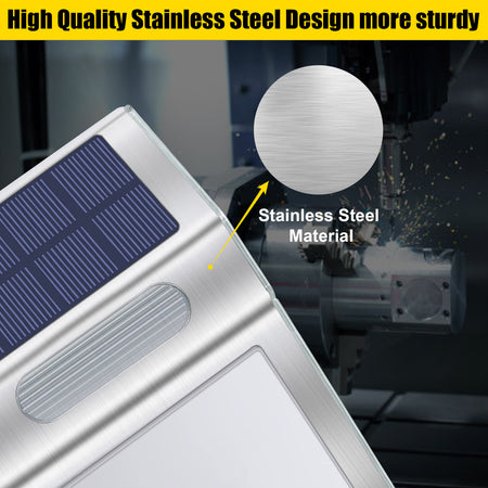 Stainless Steel Solar Address Sign