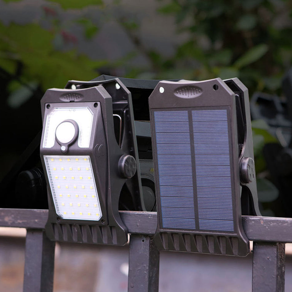 Solar-Powered Clip-on Light with Motion Sensor