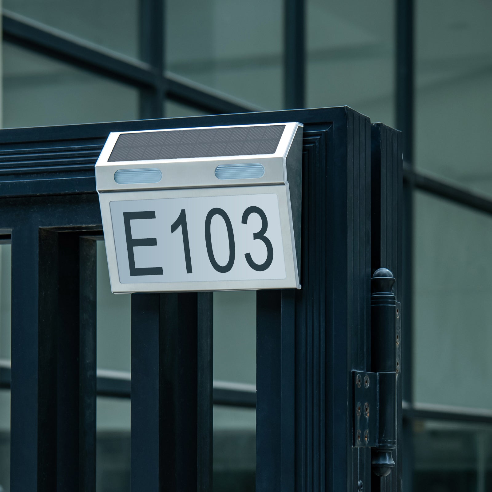 Stainless Steel Solar Address Sign