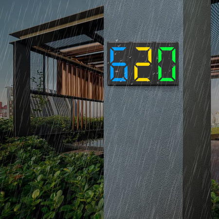 Custom Solar Address Sign