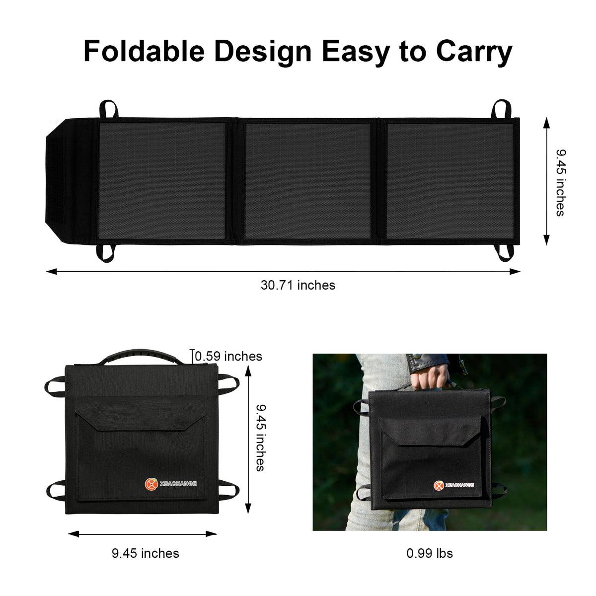 30 Watt Portable Monocrystalline Solar Panel