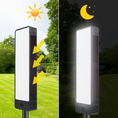 Double Sided Solar Address Sign